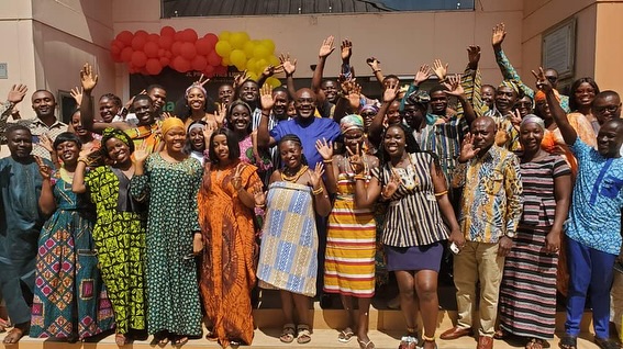 JL team in traditional attire